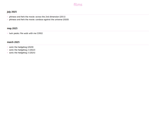 log/films screenshot