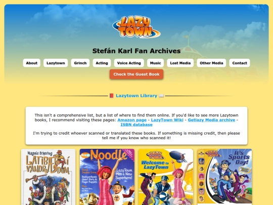 lazytown_books screenshot