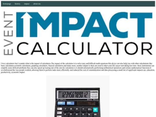 Impact screenshot