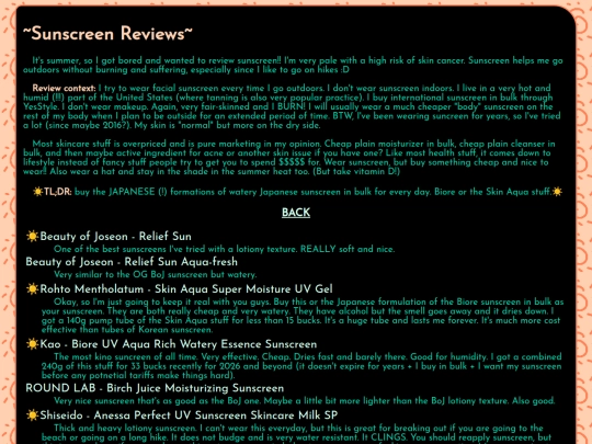 sunscreen screenshot