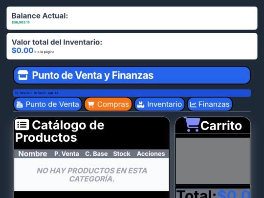 reporte de inventario screenshot