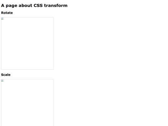transform screenshot
