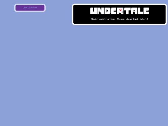 shrines/undertale screenshot