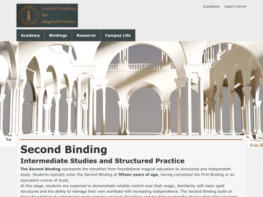 camp/second-binding screenshot