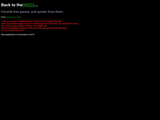 index screenshot