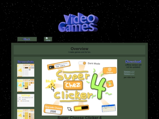 games screenshot