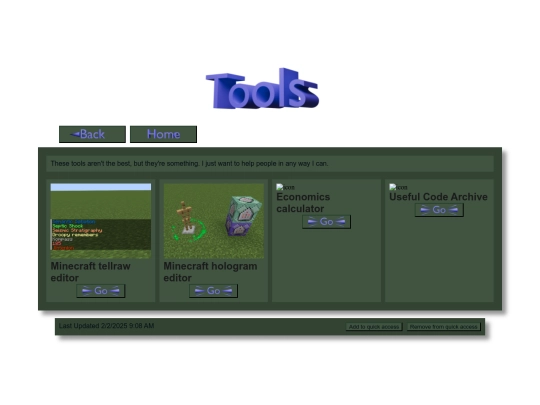 my-stuff/Tools screenshot