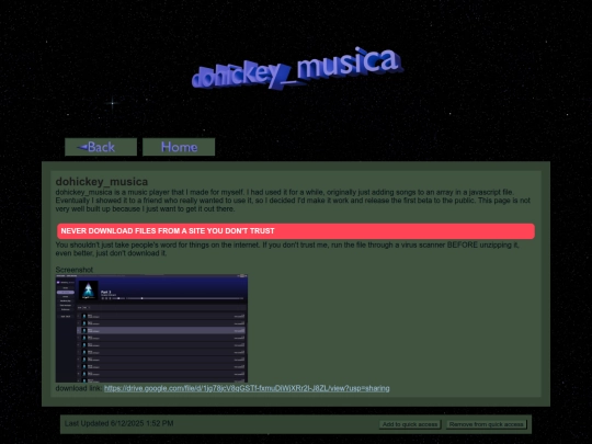 my-stuff/dohickey_musica screenshot