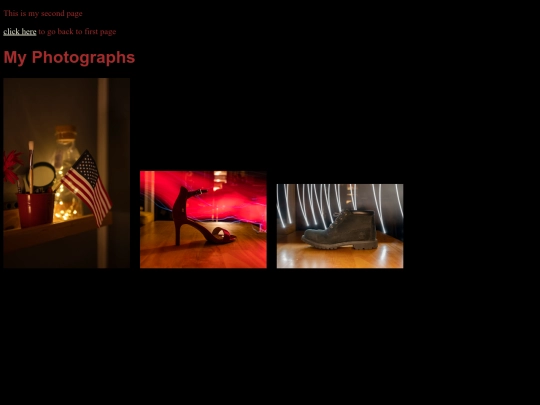 SecondPage screenshot