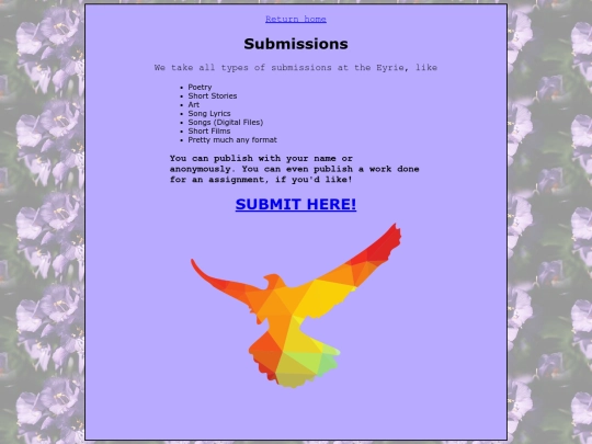 submissions screenshot