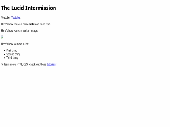 index screenshot