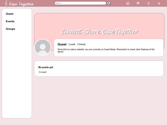 Website For Tomorrow/Profile screenshot