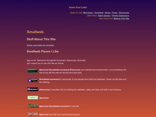 smallweb screenshot