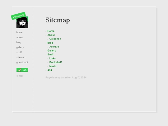 sitemap screenshot