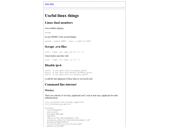 index screenshot