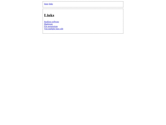 links screenshot
