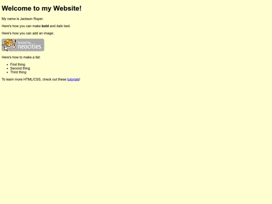 index screenshot