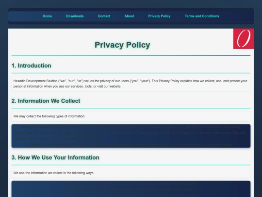 privacypolicy screenshot