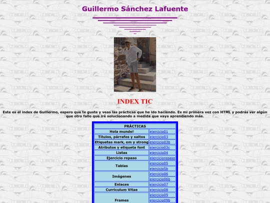 index screenshot