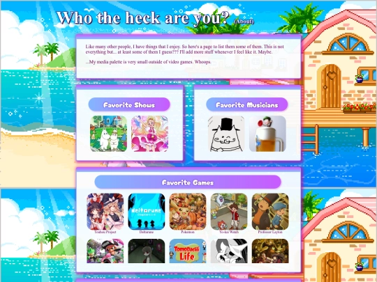 about/things screenshot