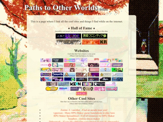 links screenshot