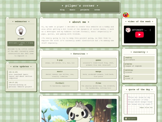 index screenshot