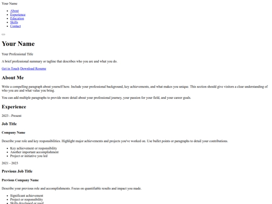 index screenshot