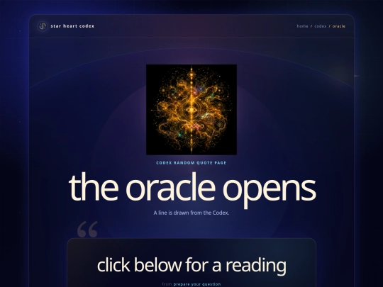 codex_oracle screenshot