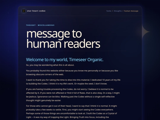 thoughts/msg-to-humans screenshot