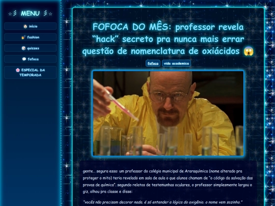 fofoca/hack-quimica screenshot