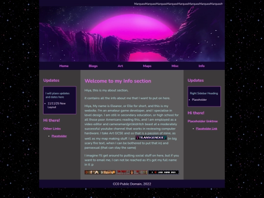 Info screenshot