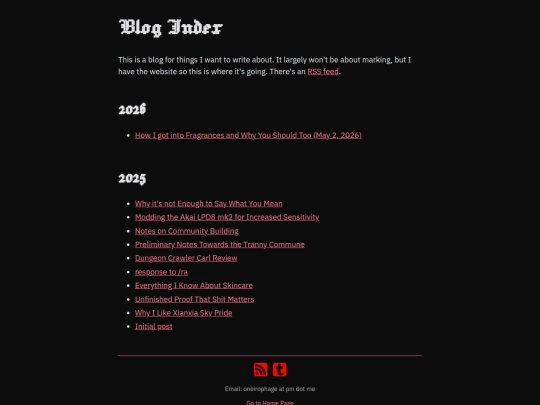 blog screenshot