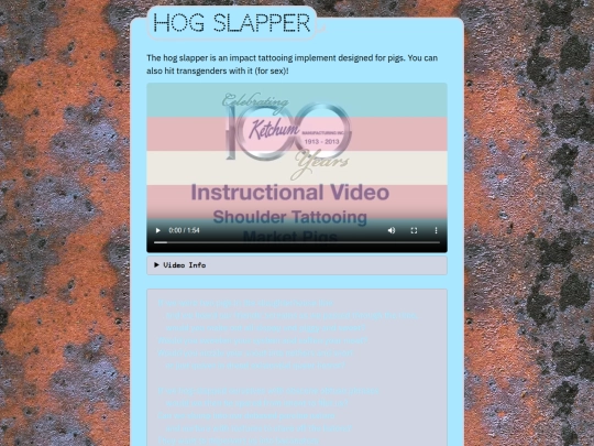 hog-slap screenshot