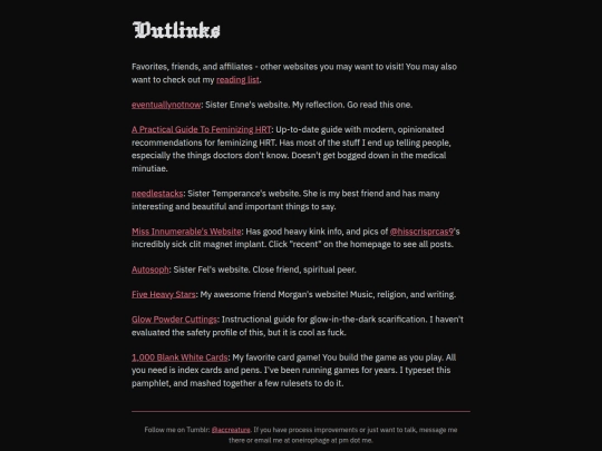 outlinks screenshot