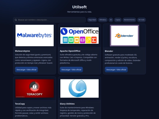 Utilsoft final screenshot