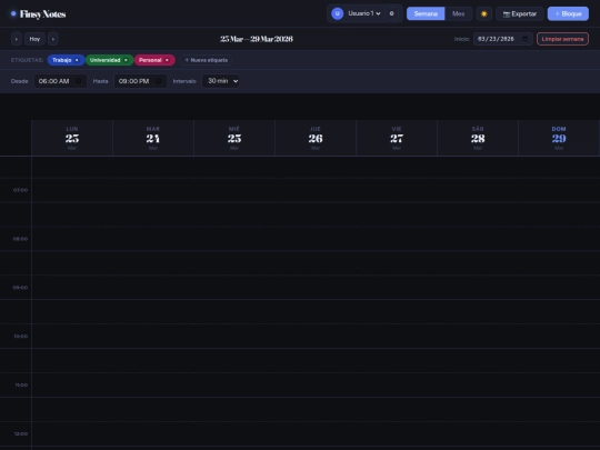 Notes screenshot