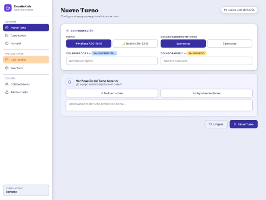 decattaactividades screenshot
