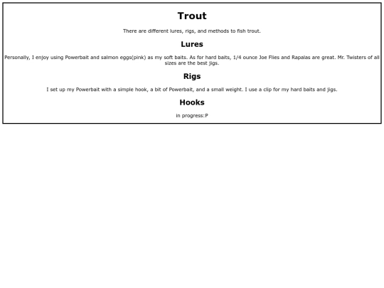 trout screenshot