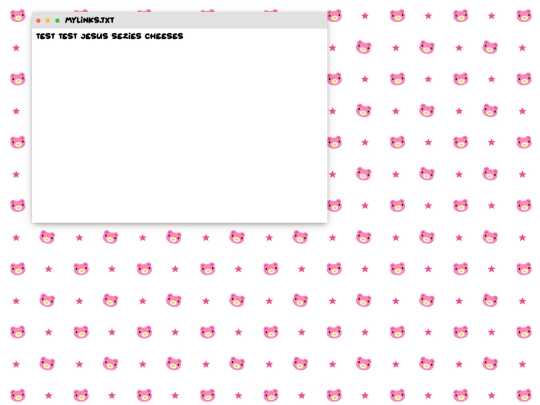 test screenshot
