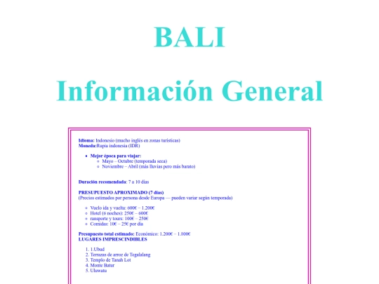 proyectocss.html/bali screenshot