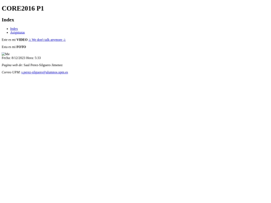 index screenshot
