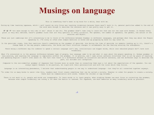 language screenshot