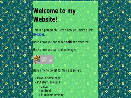 index screenshot