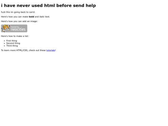 index screenshot