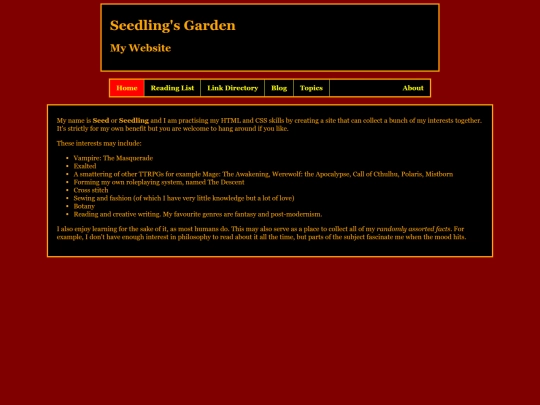 index screenshot