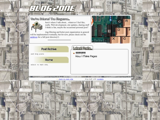 blog screenshot