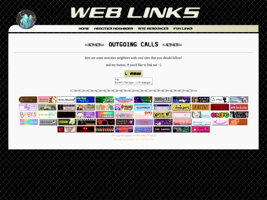 links screenshot