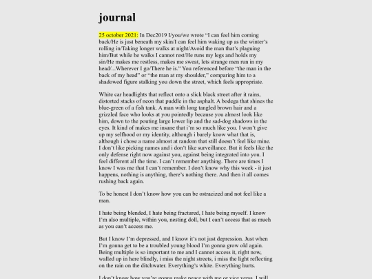 journal screenshot