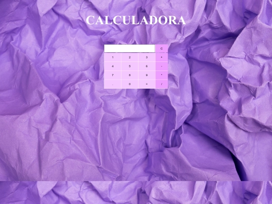 Calculadora screenshot