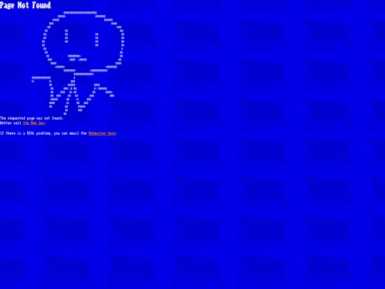 not_found screenshot